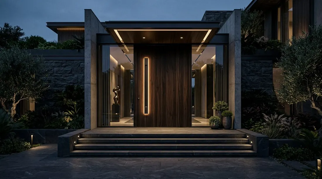 Villa Girişi — Karanlık Cephe