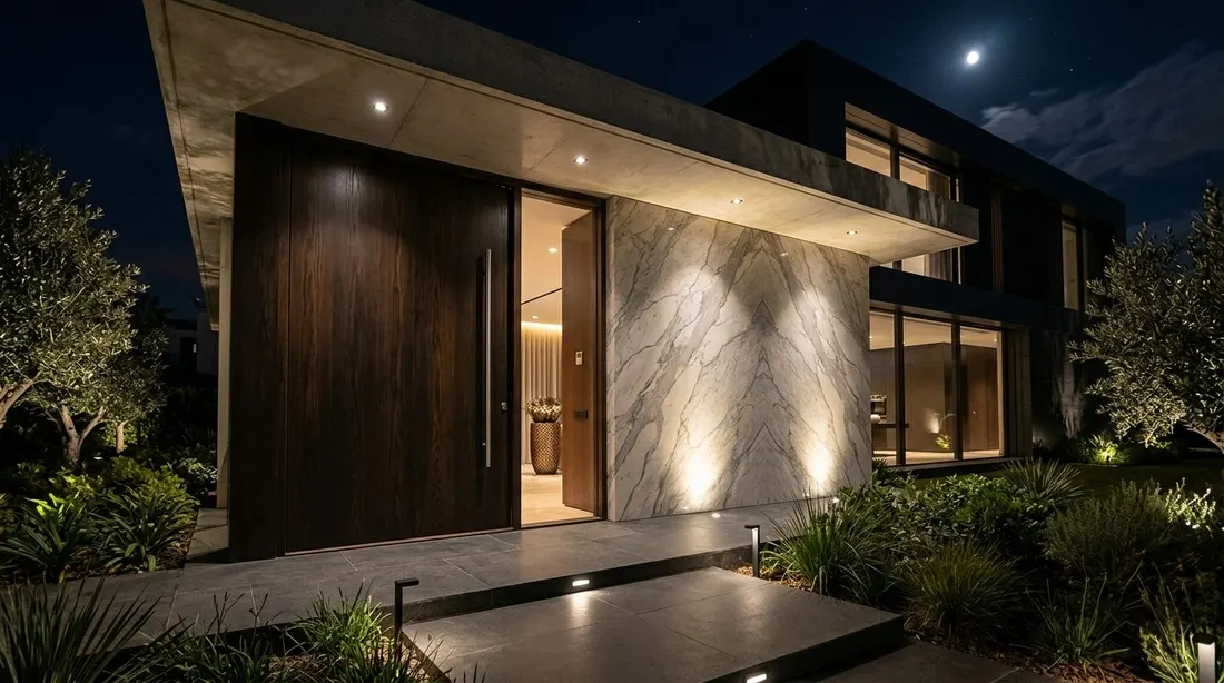 Modern Villa Girişi